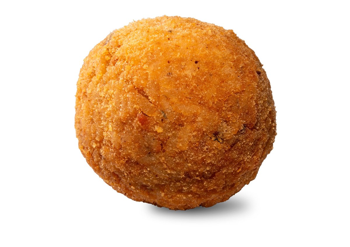 Traditional Sicilian arancini and street food